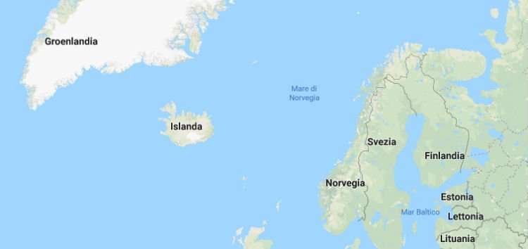 Dove si trova Islanda