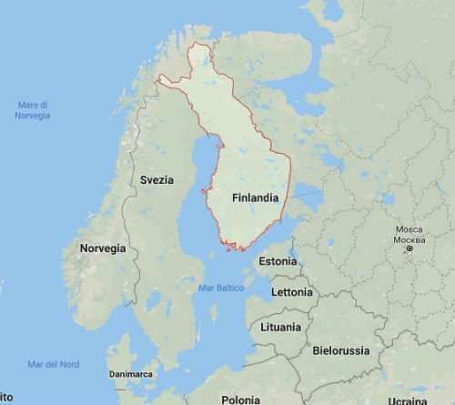 Mappa Finlandia