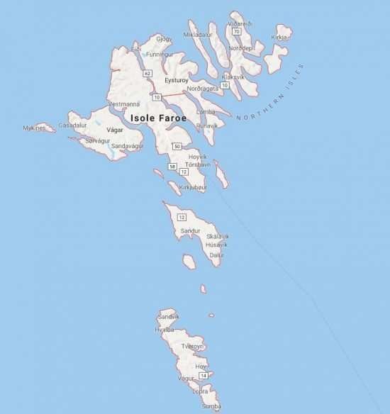 Arcipelago 18 isole Far Oer